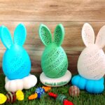 Lampe oeuf lapin de pâques