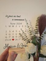 Panneau en acrylique anniversaire couple – Image 4