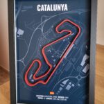 Cadre circuit de course 3D format A4