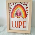 Cadre profondeur - Modèle Arc-en-ciel - 13 x 18 cm