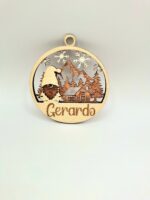 Décoration pour le sapin de noël en bois – Modèle Gnome – Image 2