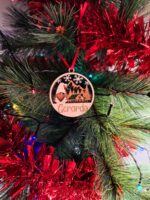 Décoration pour le sapin de noël en bois – Modèle Gnome – Image 3