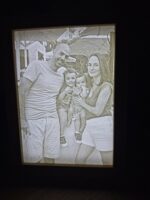 Lampe - cadre avec photo