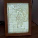 Lampe - cadre avec photo