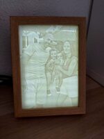 Lampe - cadre avec photo